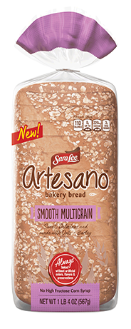 Artesano™ Smooth Multigrain Bread | Sara Lee® Bread