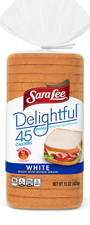 Delightful™ White Made with Whole Grain Bread | Sara Lee® Bread