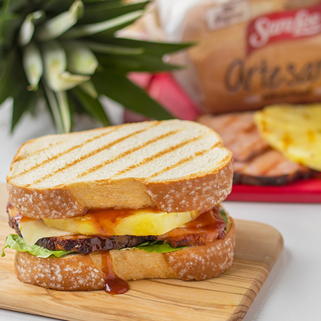 Hawaiian BBQ Sandwich Recipe | Sara Lee® Bread