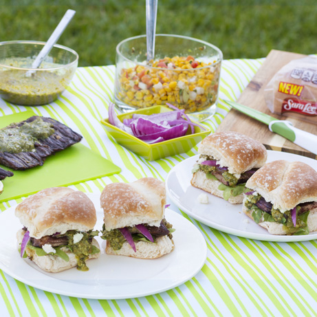 Flank Steak Sliders, Recipe